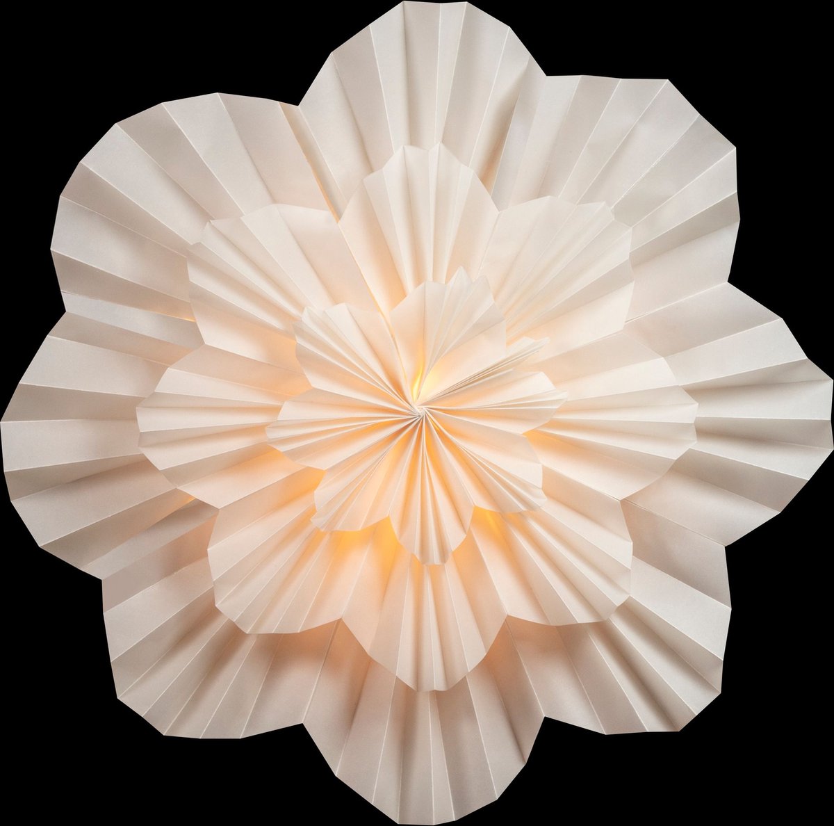 Sterntaler decoratieve ster | Kerststerpapier | vouwster | Binnen | gloeilamp | Stekker